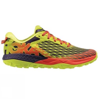 Zapatillas Running Hoka One One Speed Instinct Hombre Amarillo / Rojas - Chile XWU587912